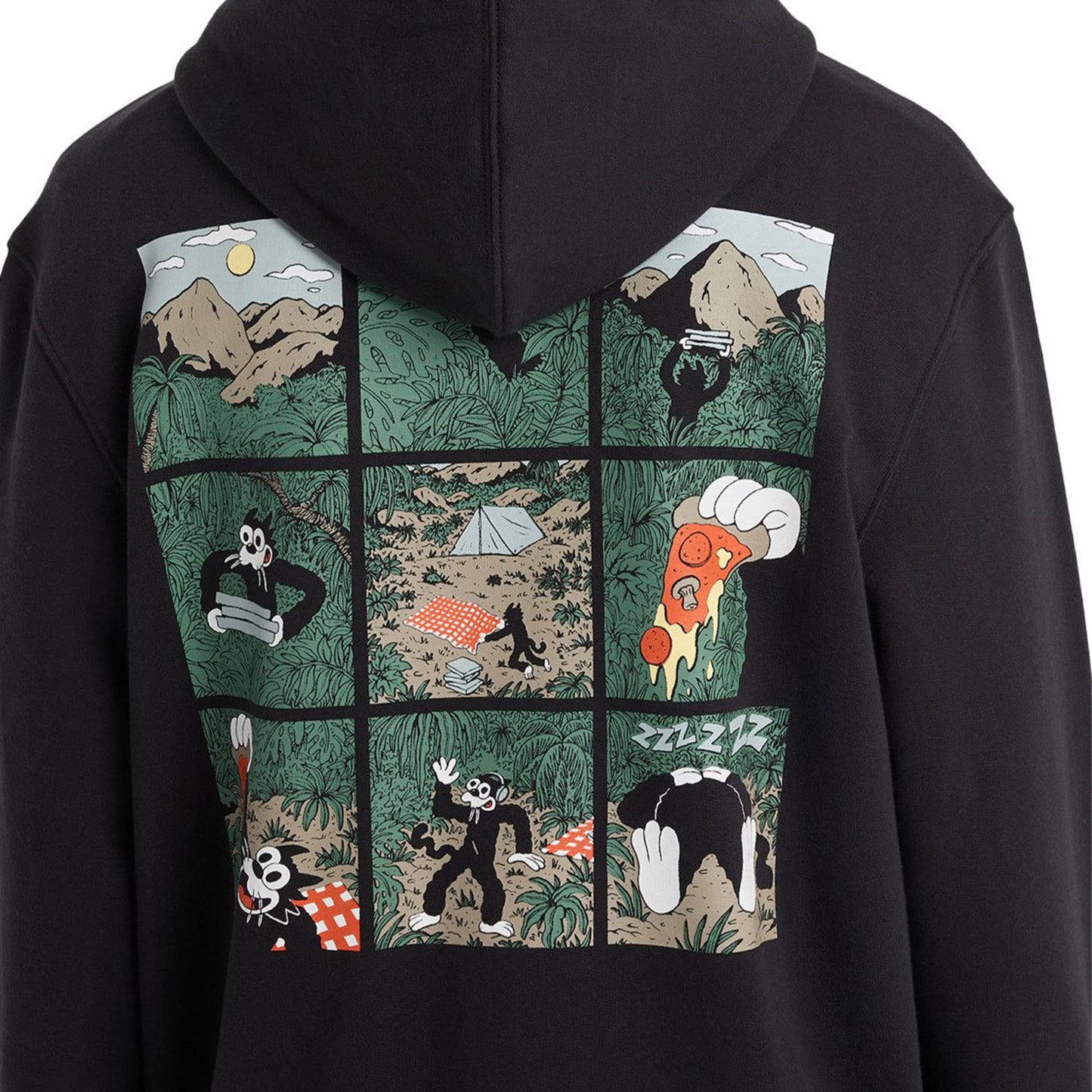 Element Picnic Hoodie Off Black  - ELYSF00331-KTA0