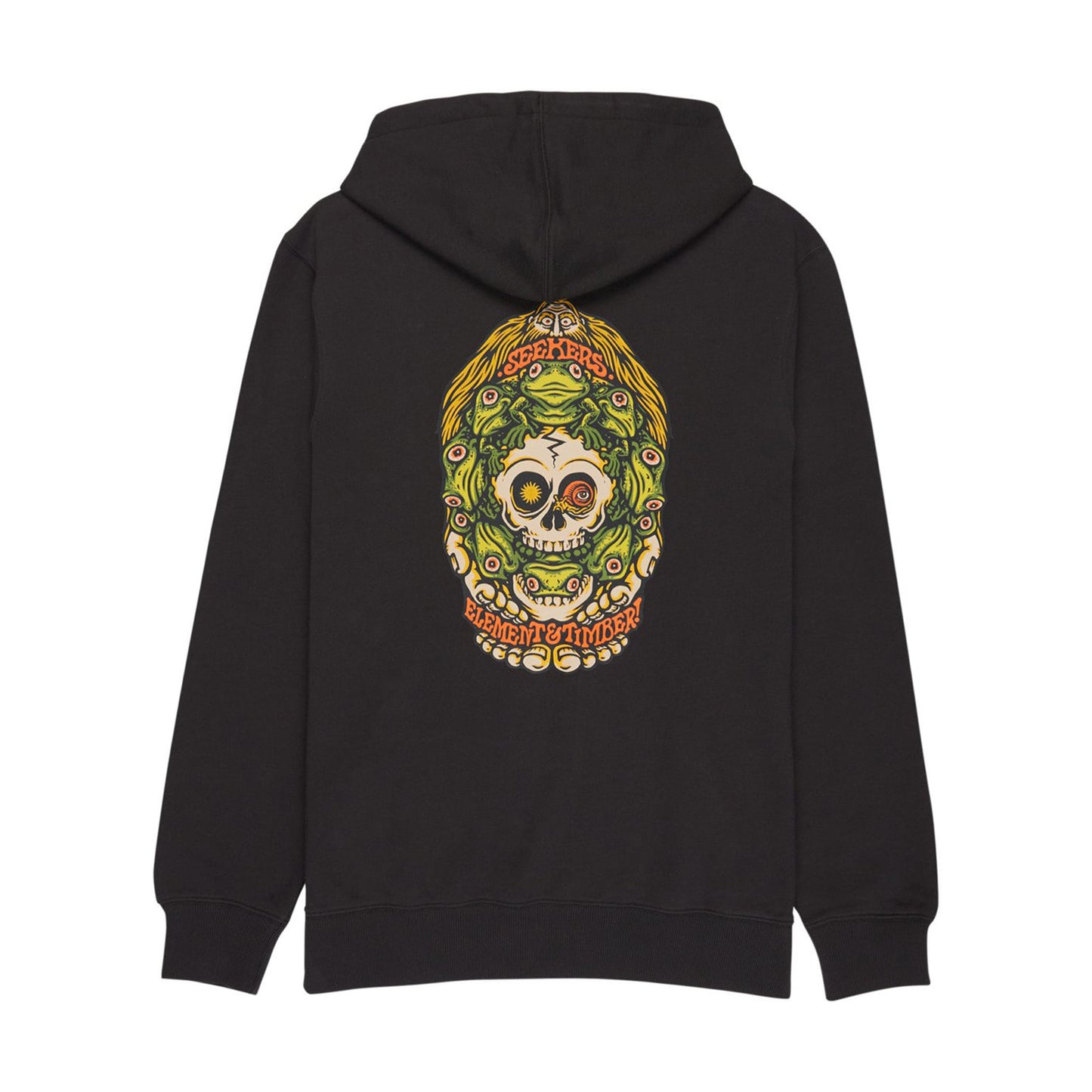 Element Timber Orbit Hoodie Off Black  - ELYSF00352-KTA0