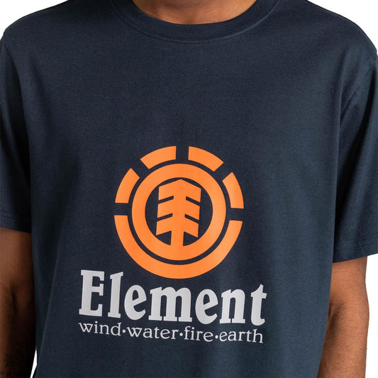 Element Vertical T-Shirt Eclipse Navy  - ELYZT00152ECN