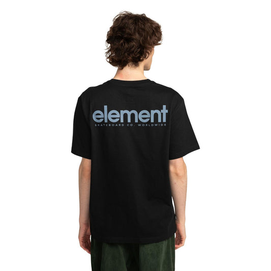 Element Simple Logo T-Shirt Flint Black  - ELYZT00426-FBK