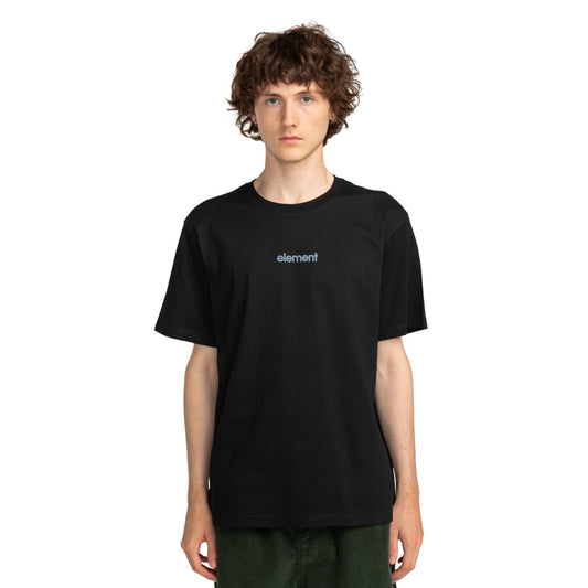 Element Simple Logo T-Shirt Flint Black  - ELYZT00426-FBK