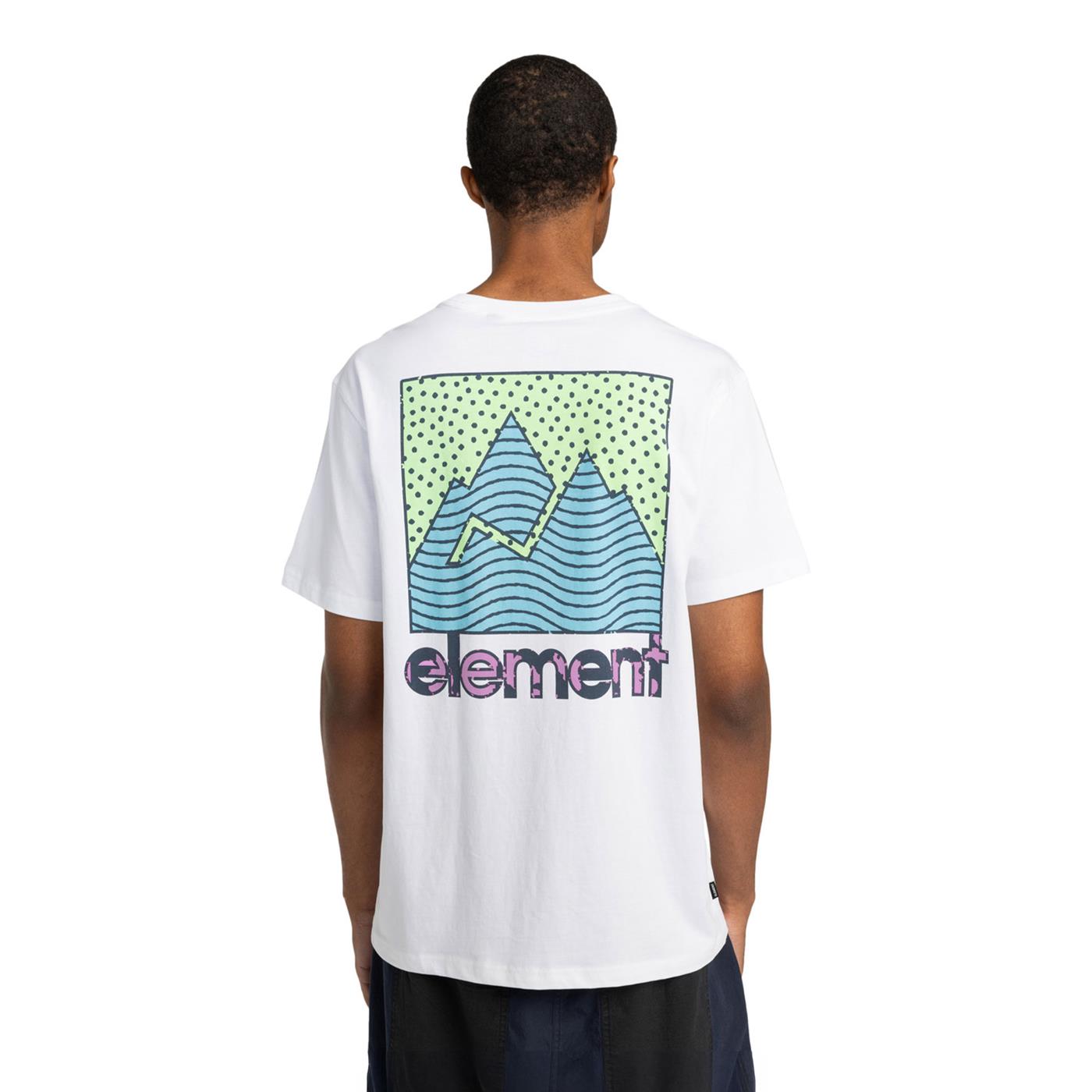 Element Joint Texture T-Shirt Optic White  - ELYZT00496-WBB0