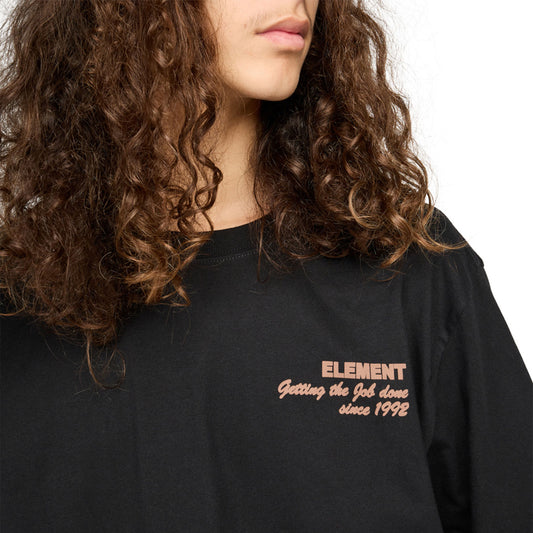 Element Job Done T-Shirt Flint Black  - ELYZT00506-FBK