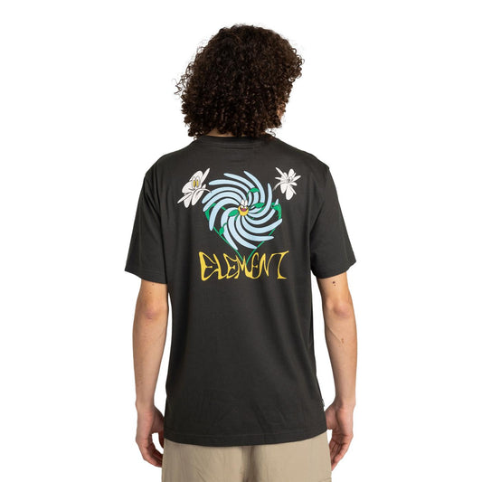 Element Smile T-Shirt Off Black  - ELYZT00513-KTA0