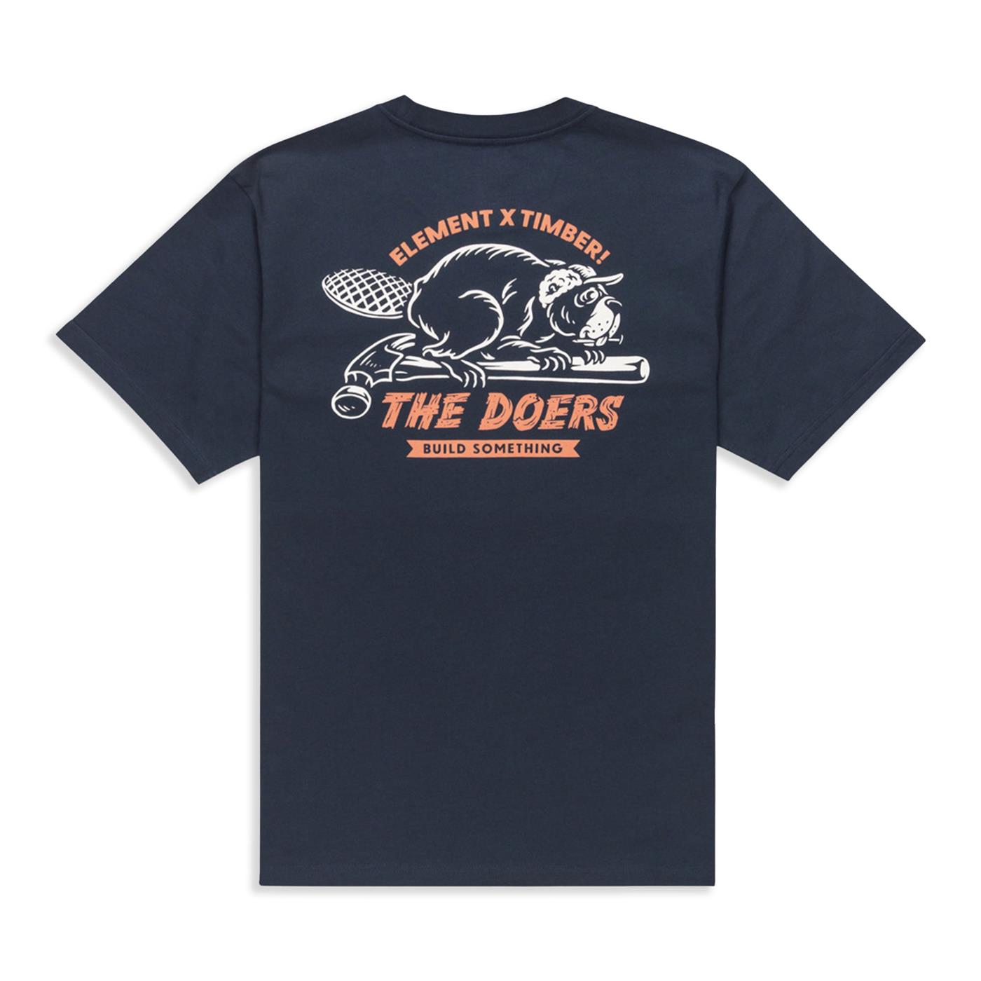 Element Timber Builder T-Shirt Eclipse Navy  - ELYZT00518-ECN