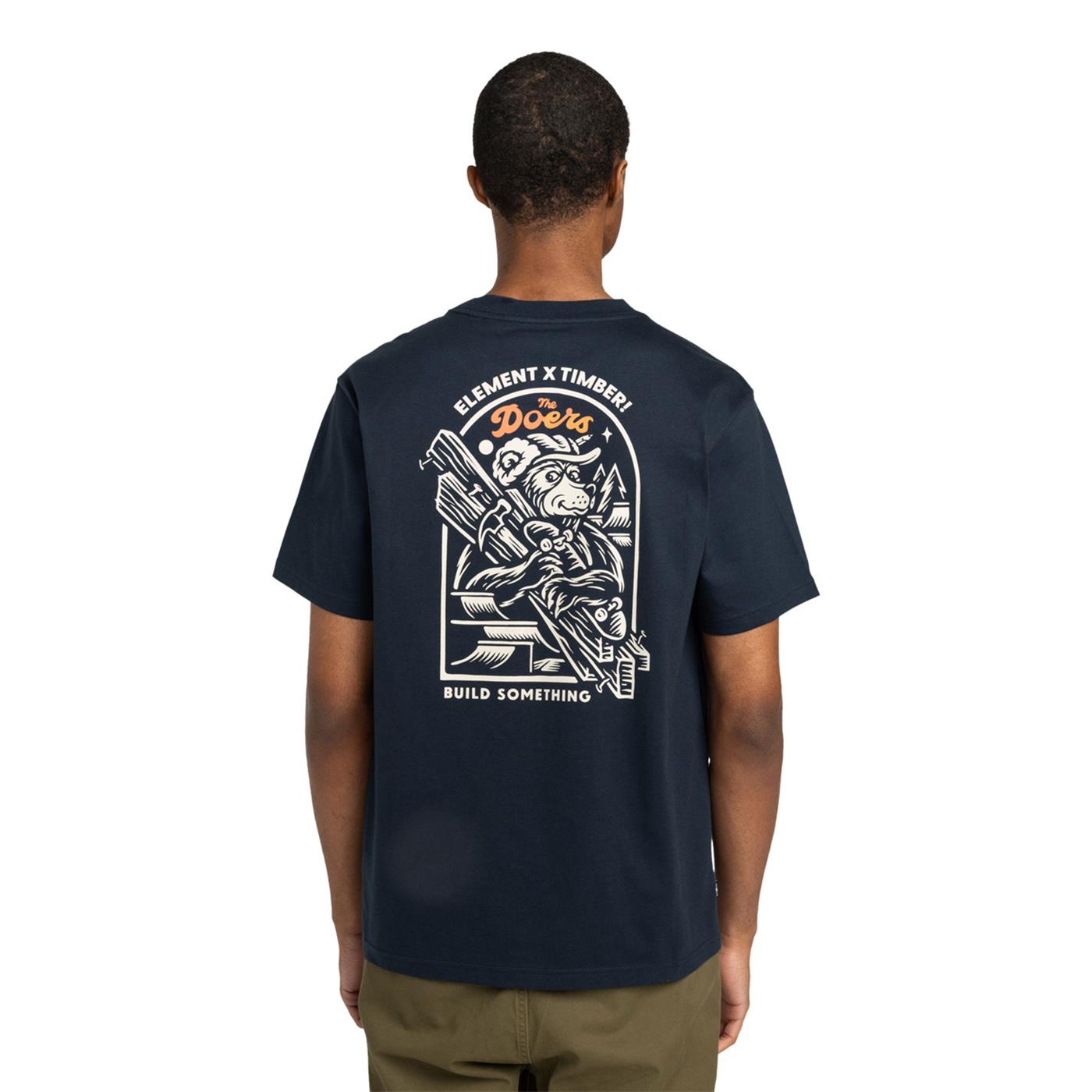 Element Timber Carry T-Shirt Eclipse Navy  - ELYZT00520-ECN