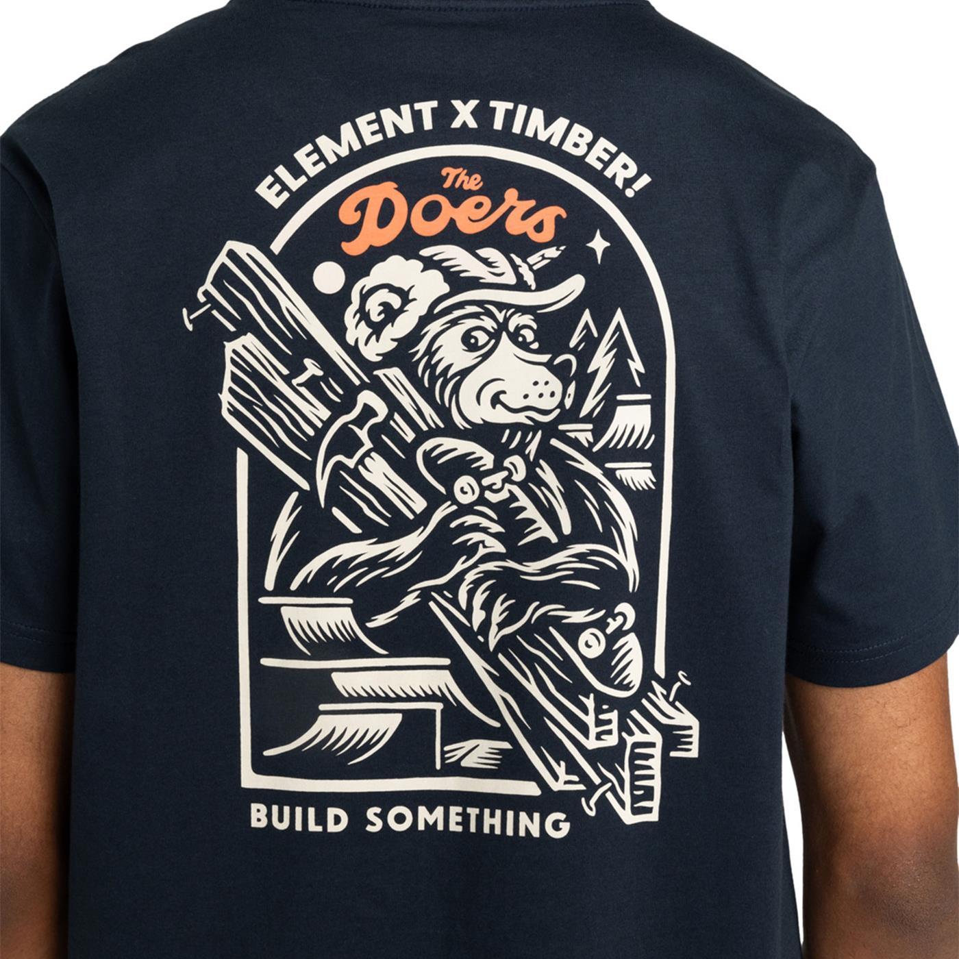 Element Timber Carry T-Shirt Eclipse Navy  - ELYZT00520-ECN