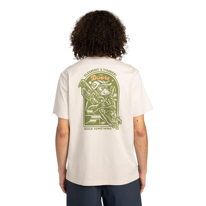 Element Timber Carry T-Shirt Oat Milk  - ELYZT00520-TEG0