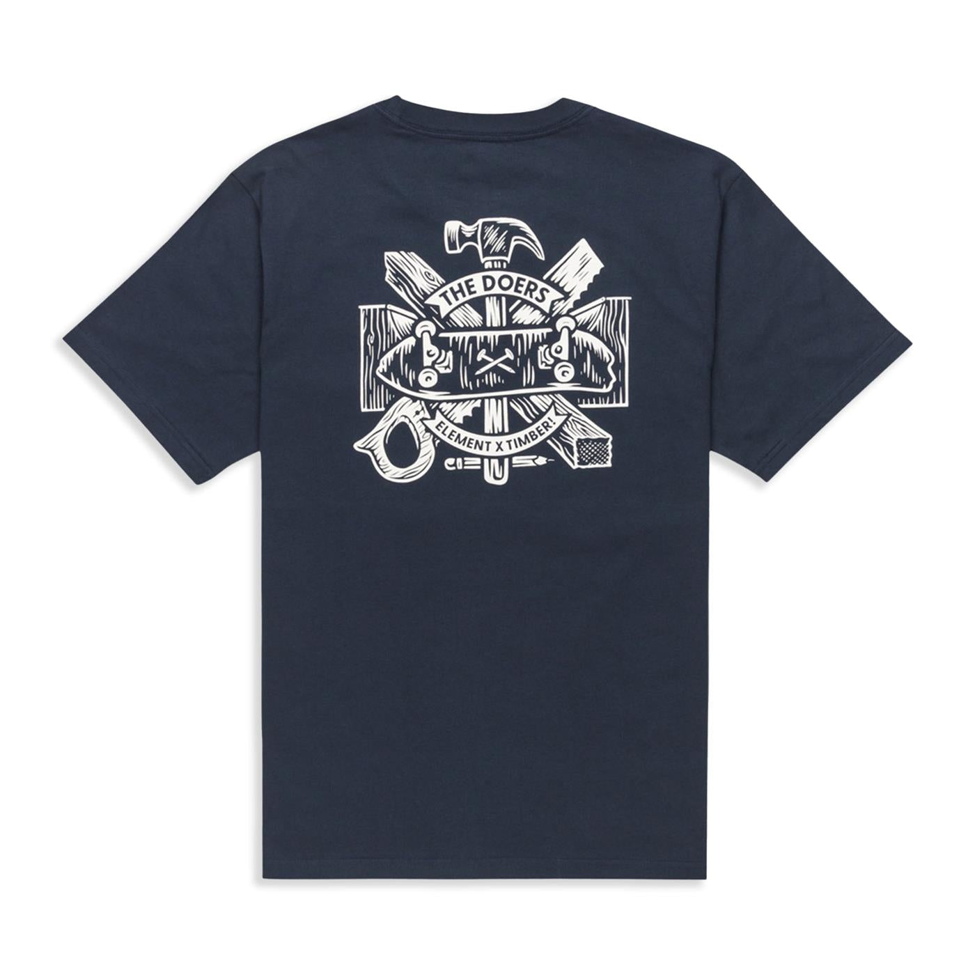 Element Timber Supply T-Shirt Eclipse Navy  - ELYZT00522-ECN
