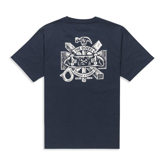 Element Timber Supply T-Shirt Eclipse Navy  - ELYZT00522-ECN