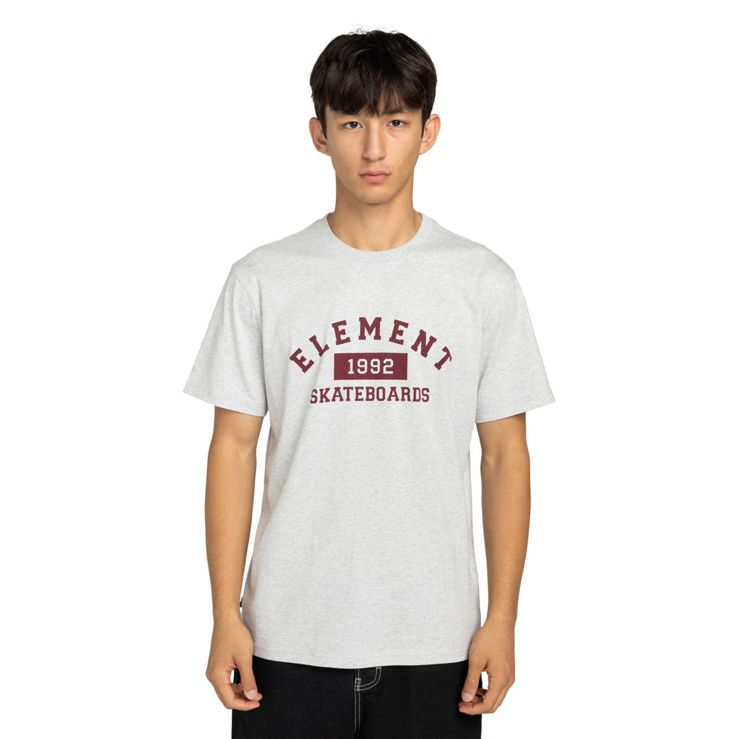 Element Home Team T-Shirt Mid Grey Heather  - ELYZT00553-SGBH