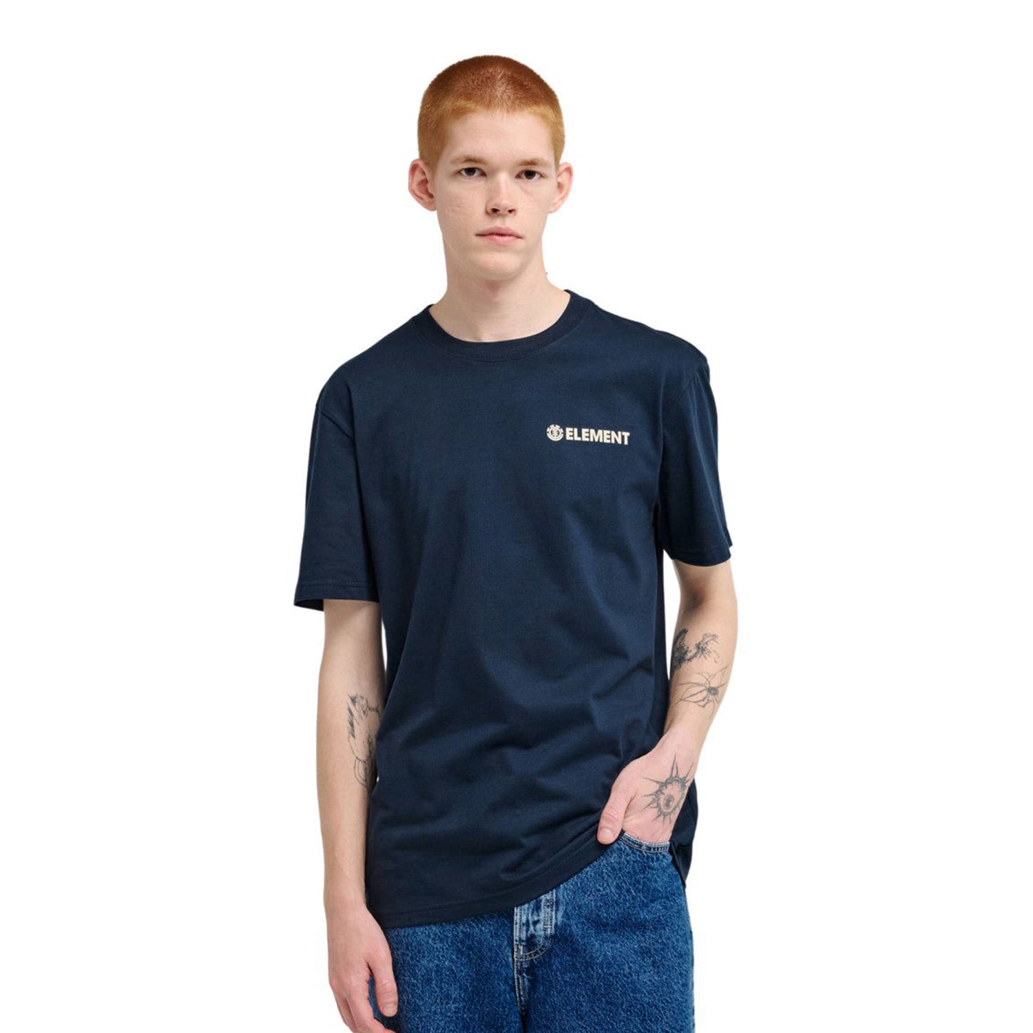 Element Blazin Chest T-Shirt Eclipse Navy  - ELYZT00595-ECN