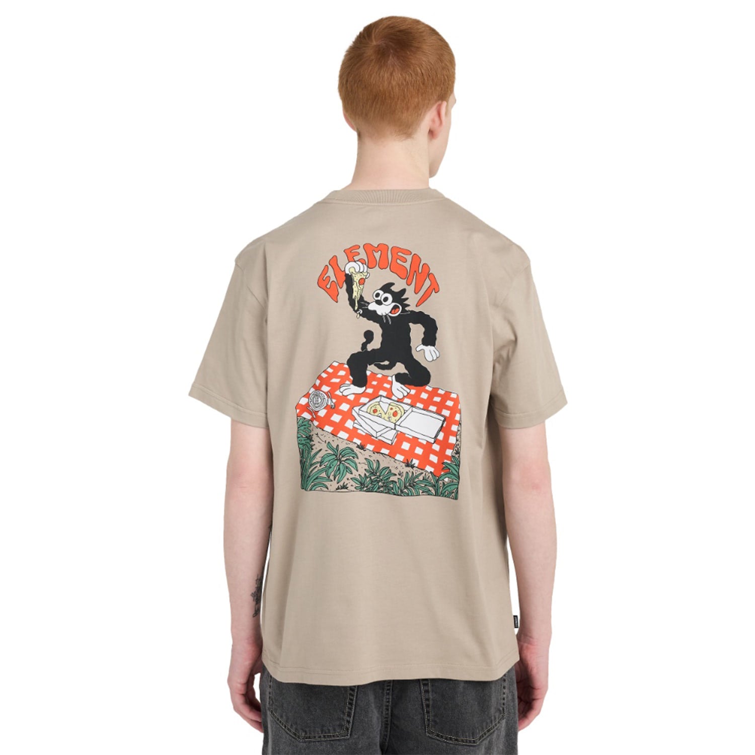 Element Pizza T-Shirt Aluminum  - ELYZT00630-TKH0