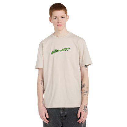 Element Triple T-Shirt Oat Milk  - ELYZT00642-TEG0