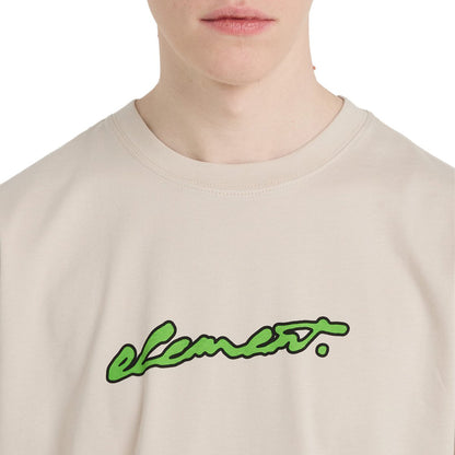 Element Triple T-Shirt Oat Milk  - ELYZT00642-TEG0