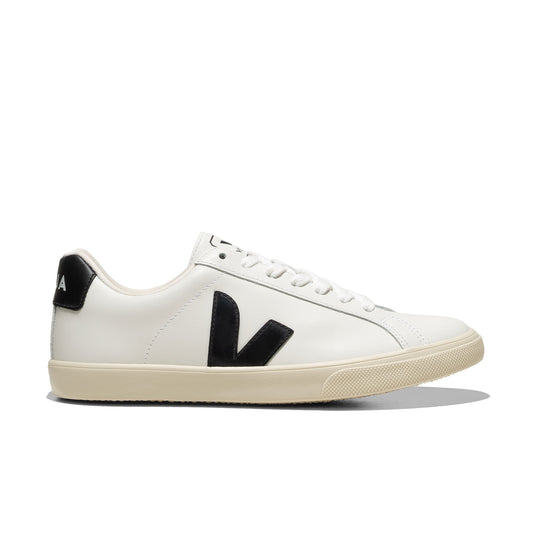Veja Esplar Logo Leather White/Black  - EO0200005