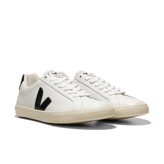 Veja Esplar Logo Leather White/Black  - EO0200005