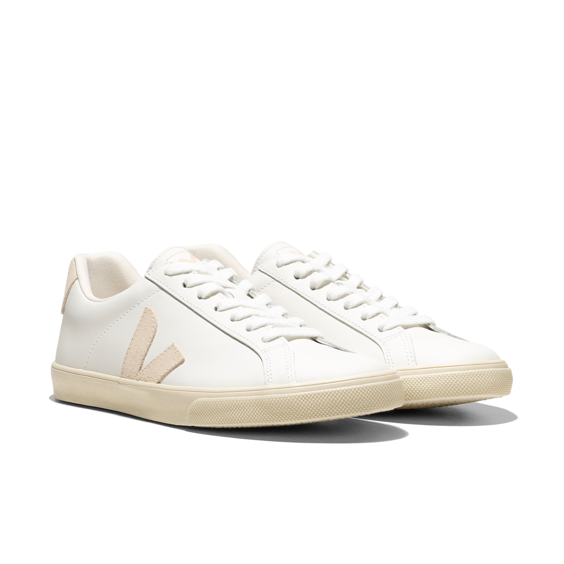 Veja Esplar Logo Leather White/Sable  - EO0202335