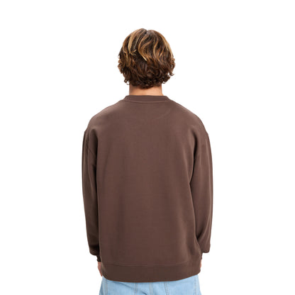 Quiksilver DNA Crew Chocolate Brown  - EQYFT05120-CSD0