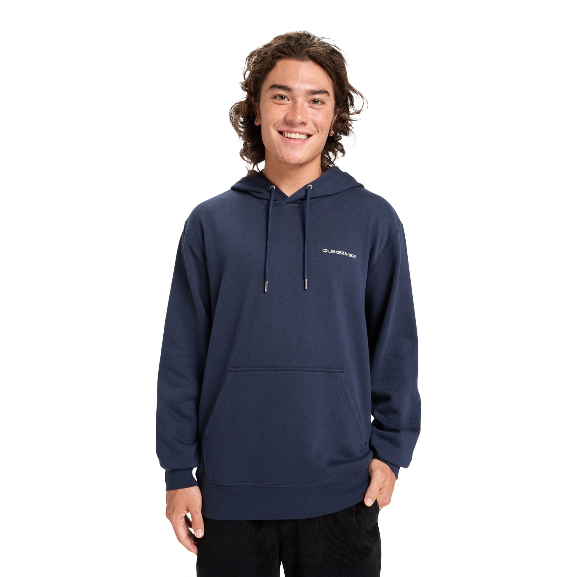 Quiksilver Graphic Hoodie Dark Navy  - EQYFT05131-KTP0