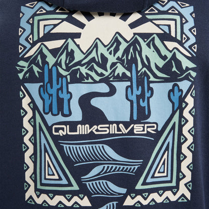 Quiksilver Graphic Hoodie Dark Navy  - EQYFT05131-KTP0