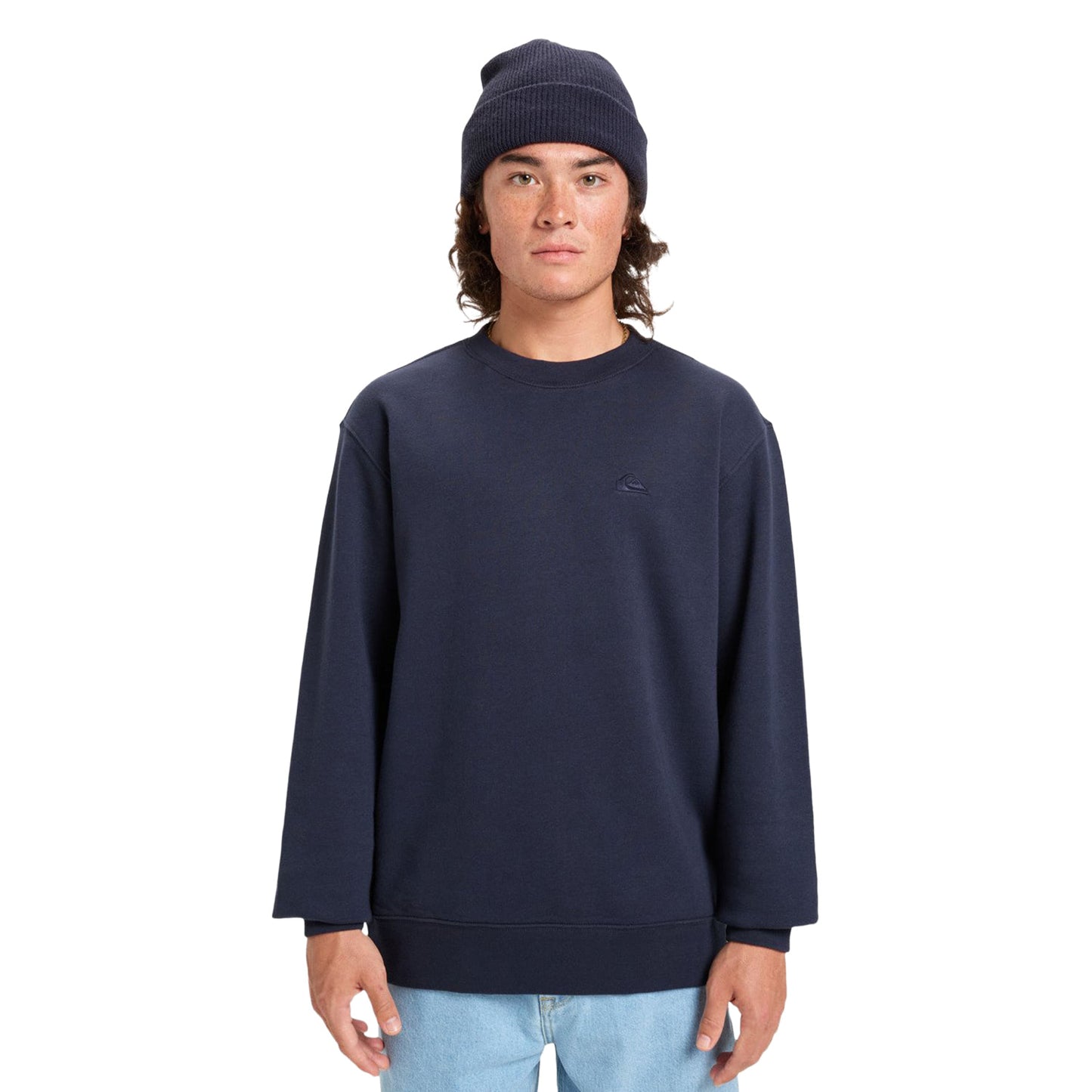 Quiksilver Salt Water Crew Dark Navy  - EQYFT05158-KTP0