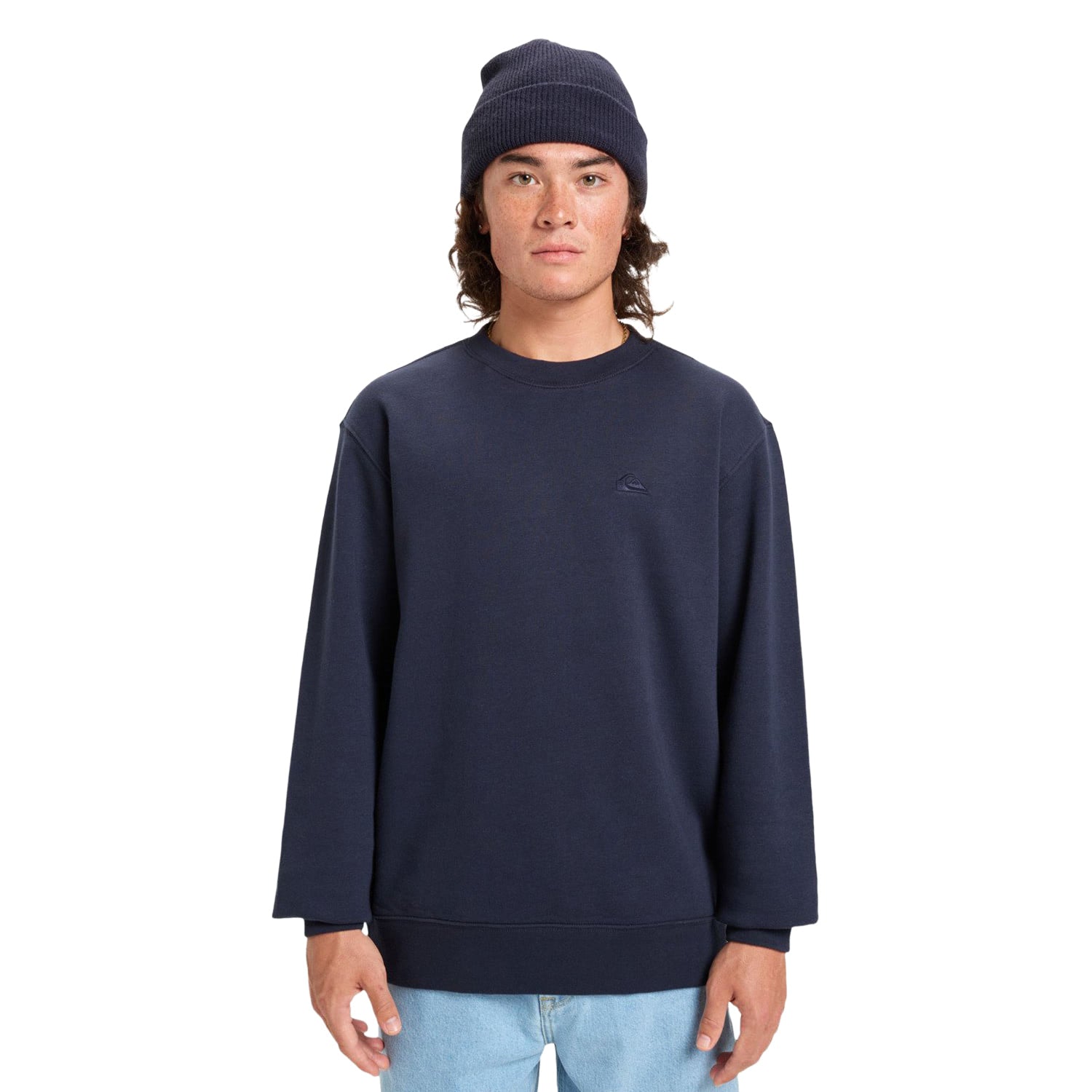 Quiksilver Salt Water Crew Dark Navy  - EQYFT05158-KTP0