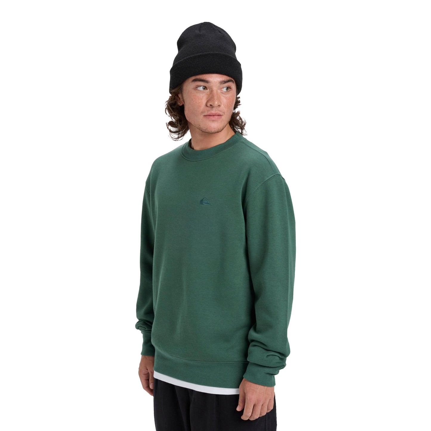 Quiksilver Salt Water Crew Trekking Green  - EQYFT05158-TKR