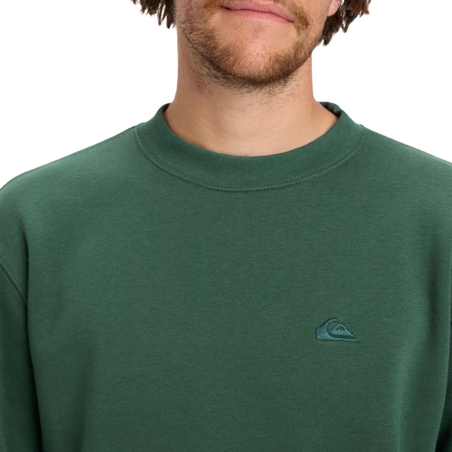 Quiksilver Salt Water Crew Trekking Green  - EQYFT05158-TKR