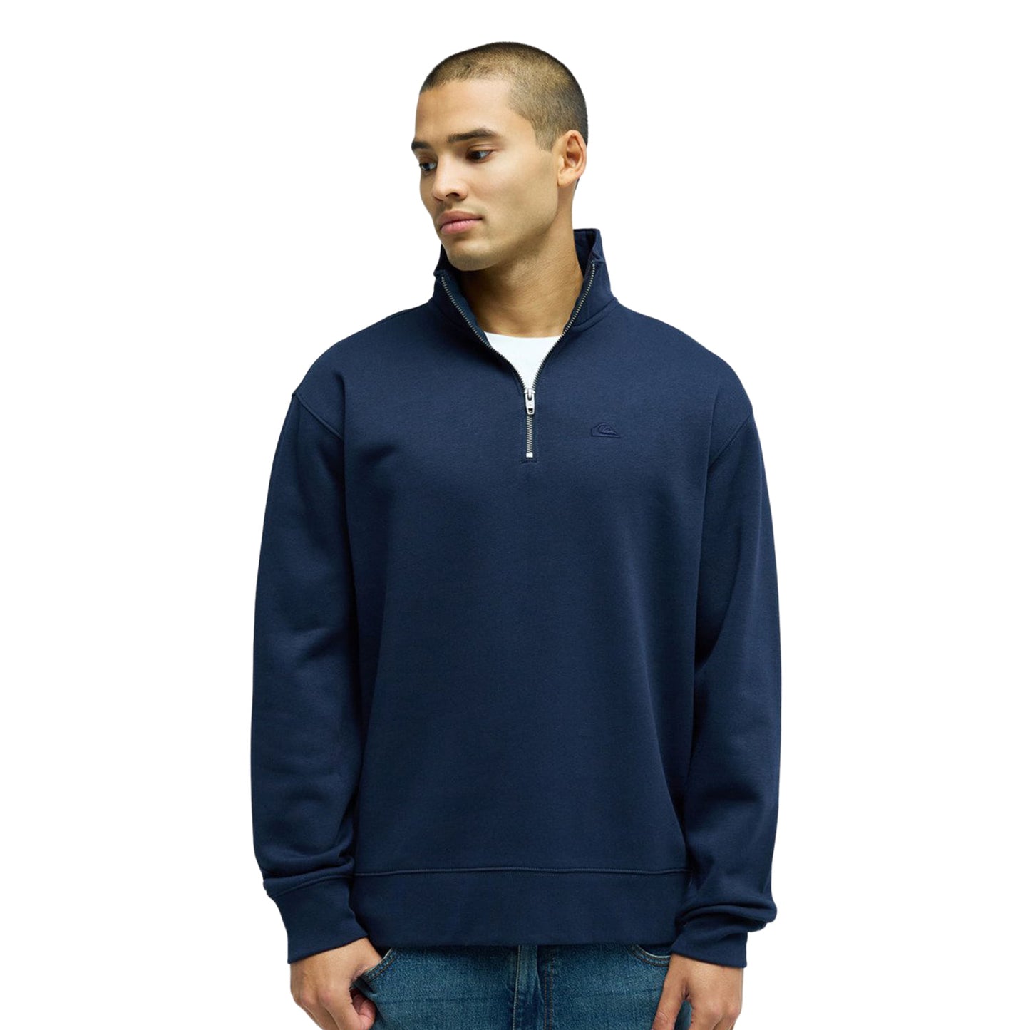 Quiksilver Salt Water Quarter Zip Dark Navy  - EQYFT05241-KTP0