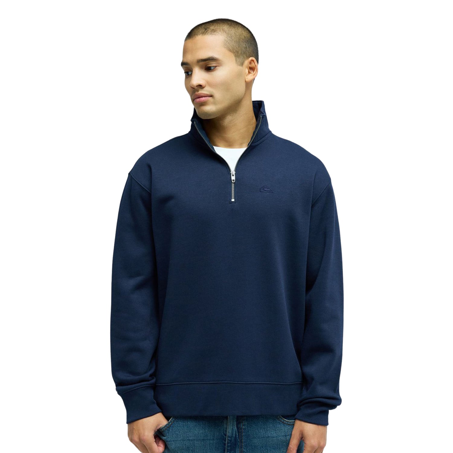Quiksilver Salt Water Quarter Zip Dark Navy  - EQYFT05241-KTP0