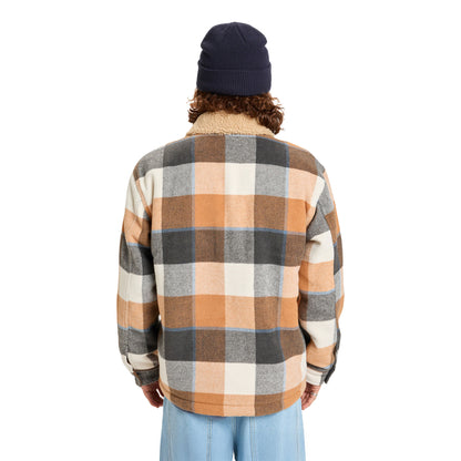 Quiksilver DNA Sherpa Jacket Almond Sherpa Harrington  - EQYJK04201-CMD1