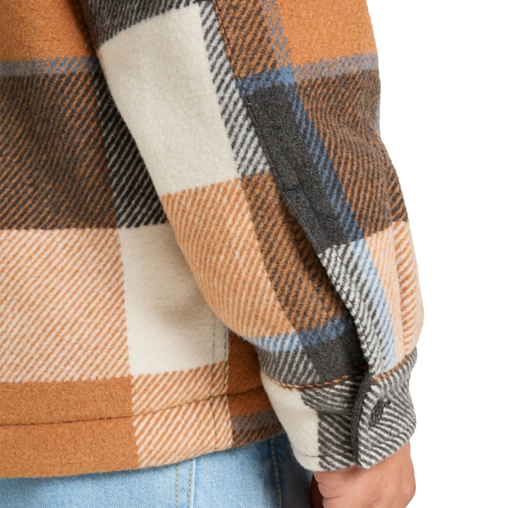 Quiksilver DNA Sherpa Jacket Almond Sherpa Harrington  - EQYJK04201-CMD1