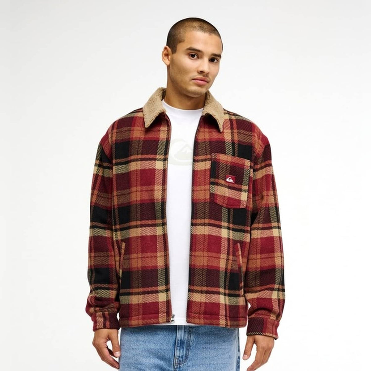 Quiksilver DNA Sherpa Jacket Surf Sherpa Oxblood  - EQYJK04201-RRE3