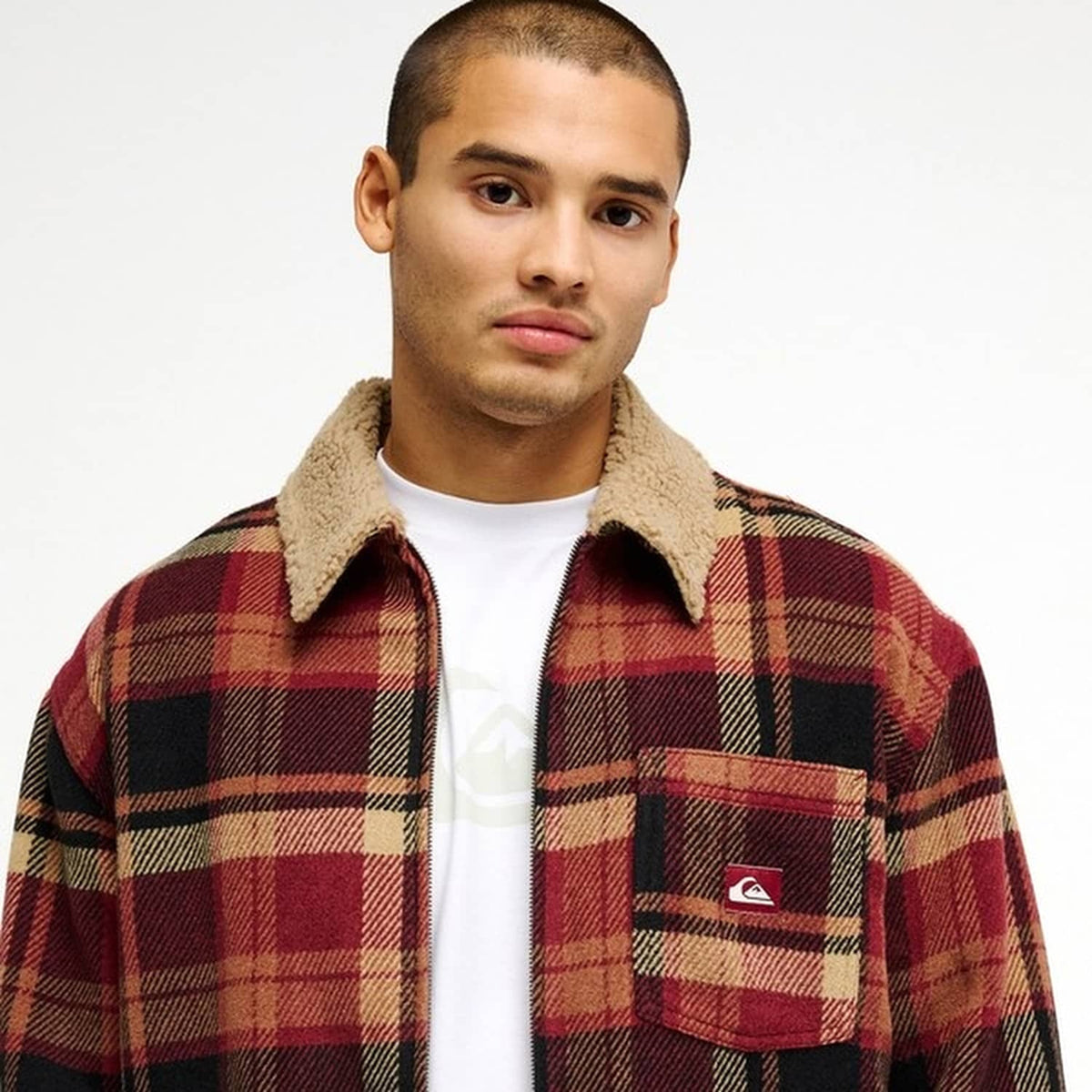 Quiksilver DNA Sherpa Jacket Surf Sherpa Oxblood  - EQYJK04201-RRE3