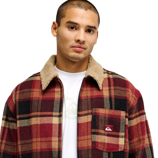Quiksilver DNA Sherpa Jacket Surf Sherpa Oxblood