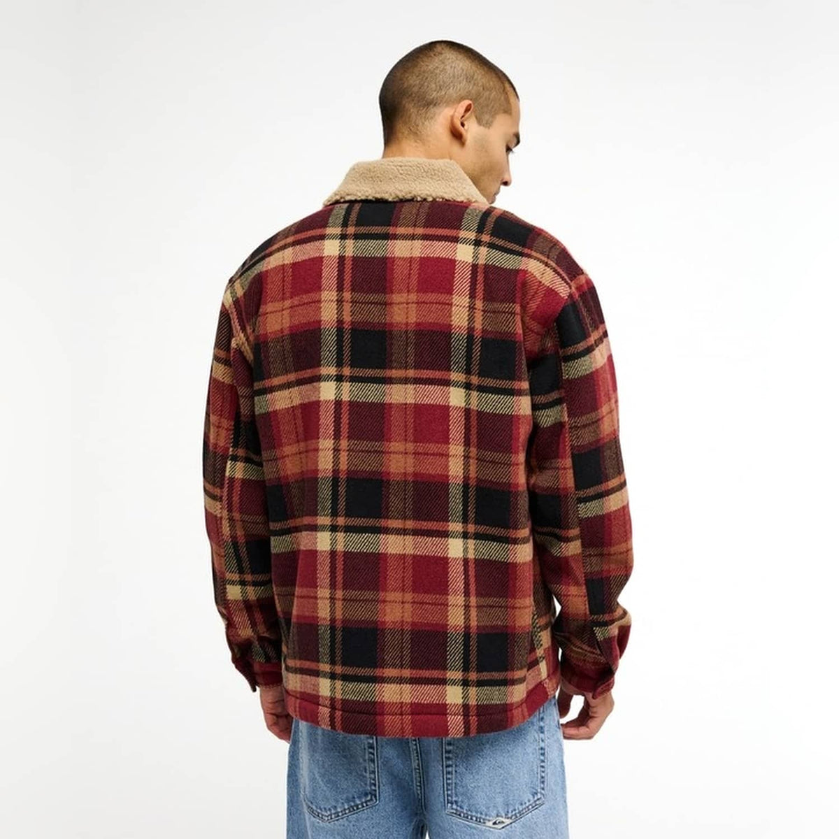 Quiksilver DNA Sherpa Jacket Surf Sherpa Oxblood  - EQYJK04201-RRE3