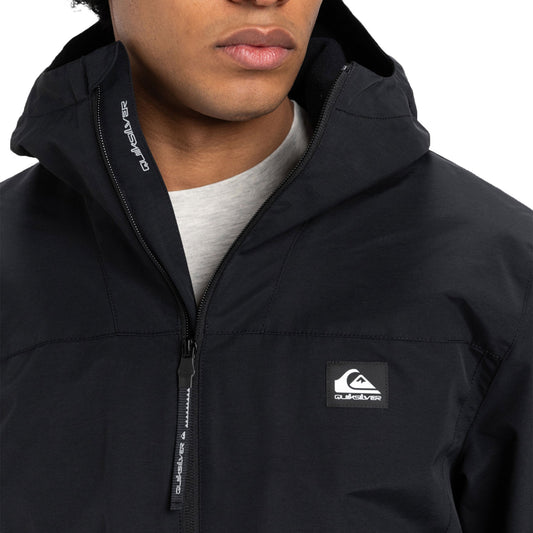 Quiksilver Overcast 3K Warm Jacket Black  - EQYJK04202-KVJ0