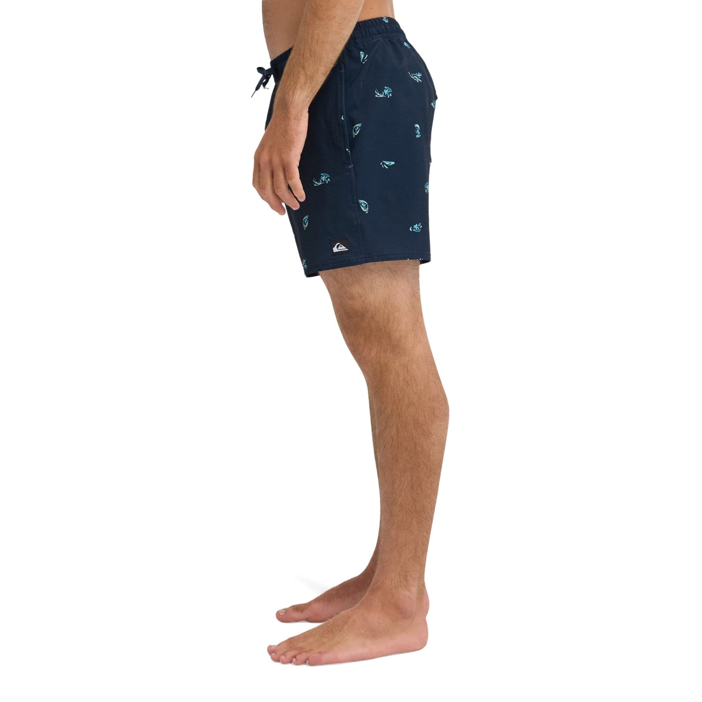 Quiksilver Stretch Printed Volley 16 Dark Navy Spaced Out  - EQYJV04217-KTP1