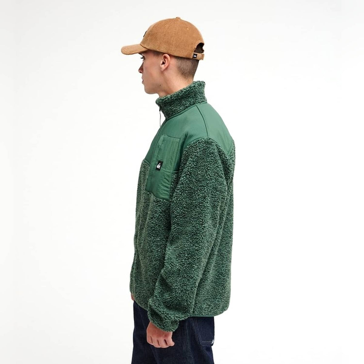 Quiksilver Shallow Water Sherpa Jacket Forest Heather  - EQYPF03076-CRT0