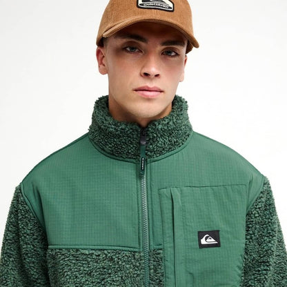 Quiksilver Shallow Water Sherpa Jacket Forest Heather  - EQYPF03076-CRT0