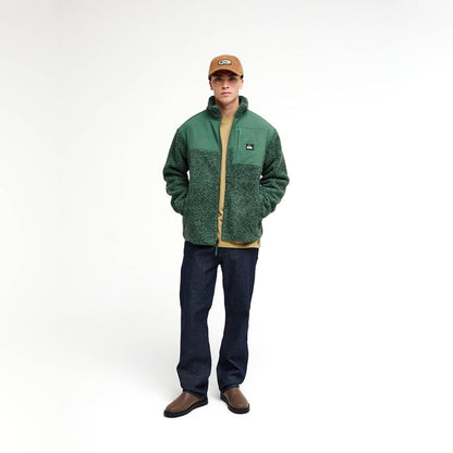 Quiksilver Shallow Water Sherpa Jacket Forest Heather  - EQYPF03076-CRT0