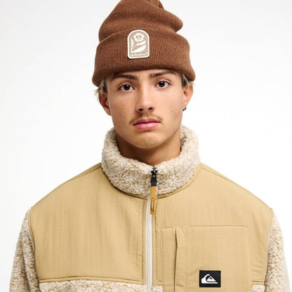 Quiksilver Shallow Water Sherpa Jacket Peyote Heather  - EQYPF03076-SFZ0