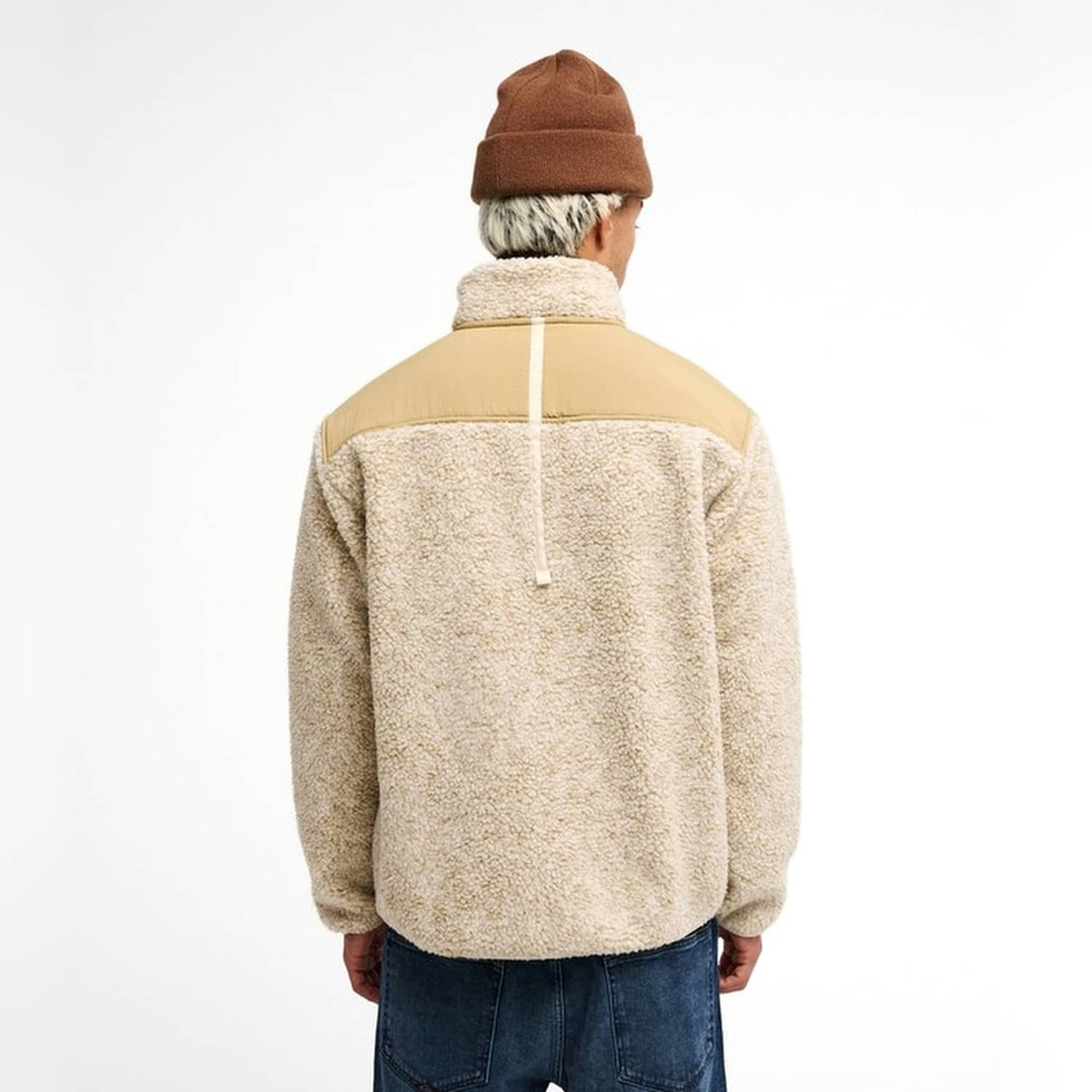 Quiksilver Shallow Water Sherpa Jacket Peyote Heather  - EQYPF03076-SFZ0