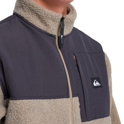 Quiksilver Shallow Water Sherpa Jacket Fallen Rock  - EQYPF03076-TZC0