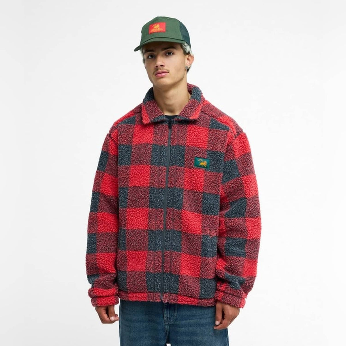Quiksilver Bob Marley Buffalo Sherpa Jacket Salsa  - EQYPF03100-RZM1