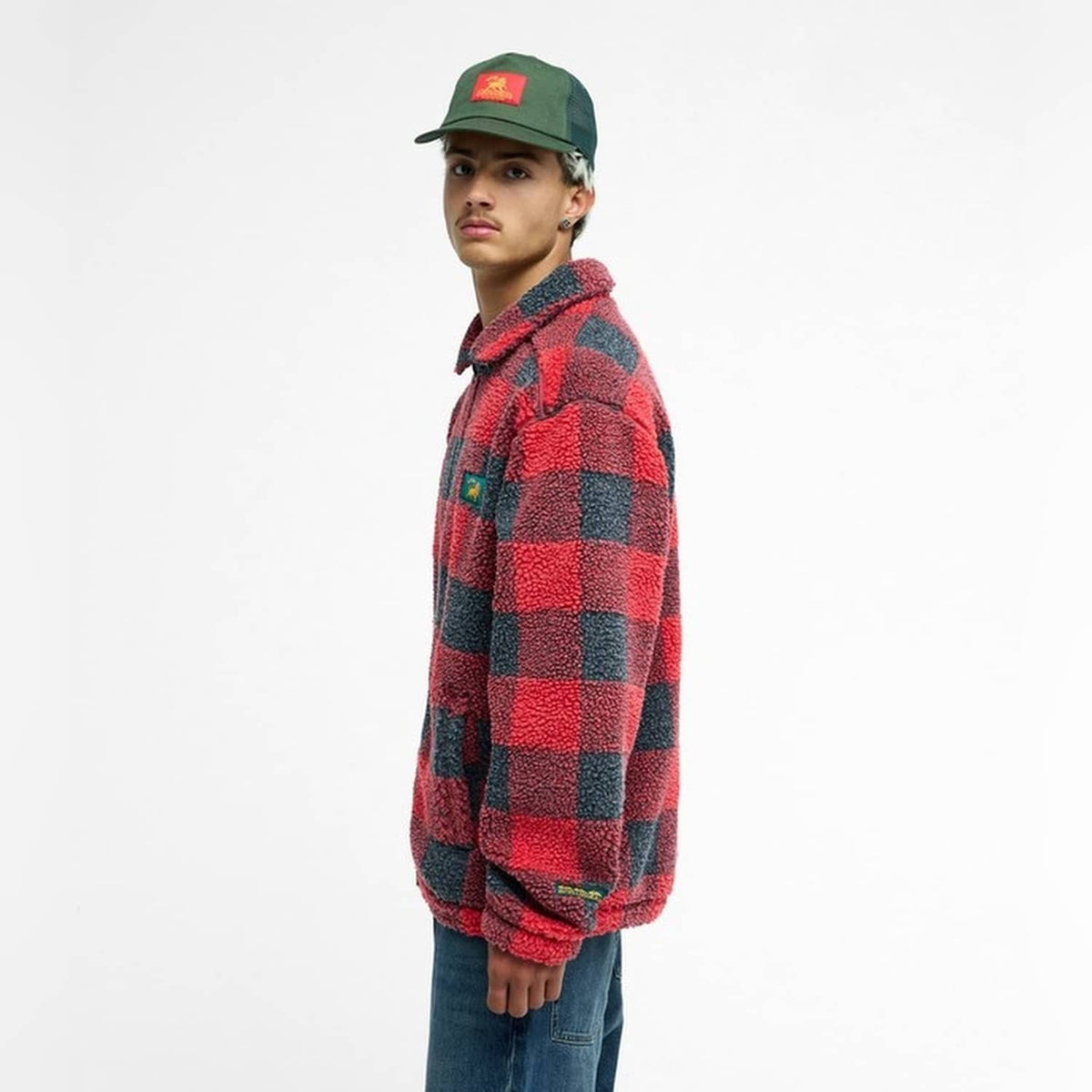 Quiksilver Bob Marley Buffalo Sherpa Jacket Salsa  - EQYPF03100-RZM1
