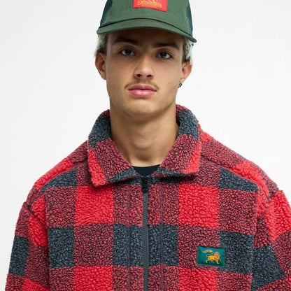 Quiksilver Bob Marley Buffalo Sherpa Jacket Salsa  - EQYPF03100-RZM1