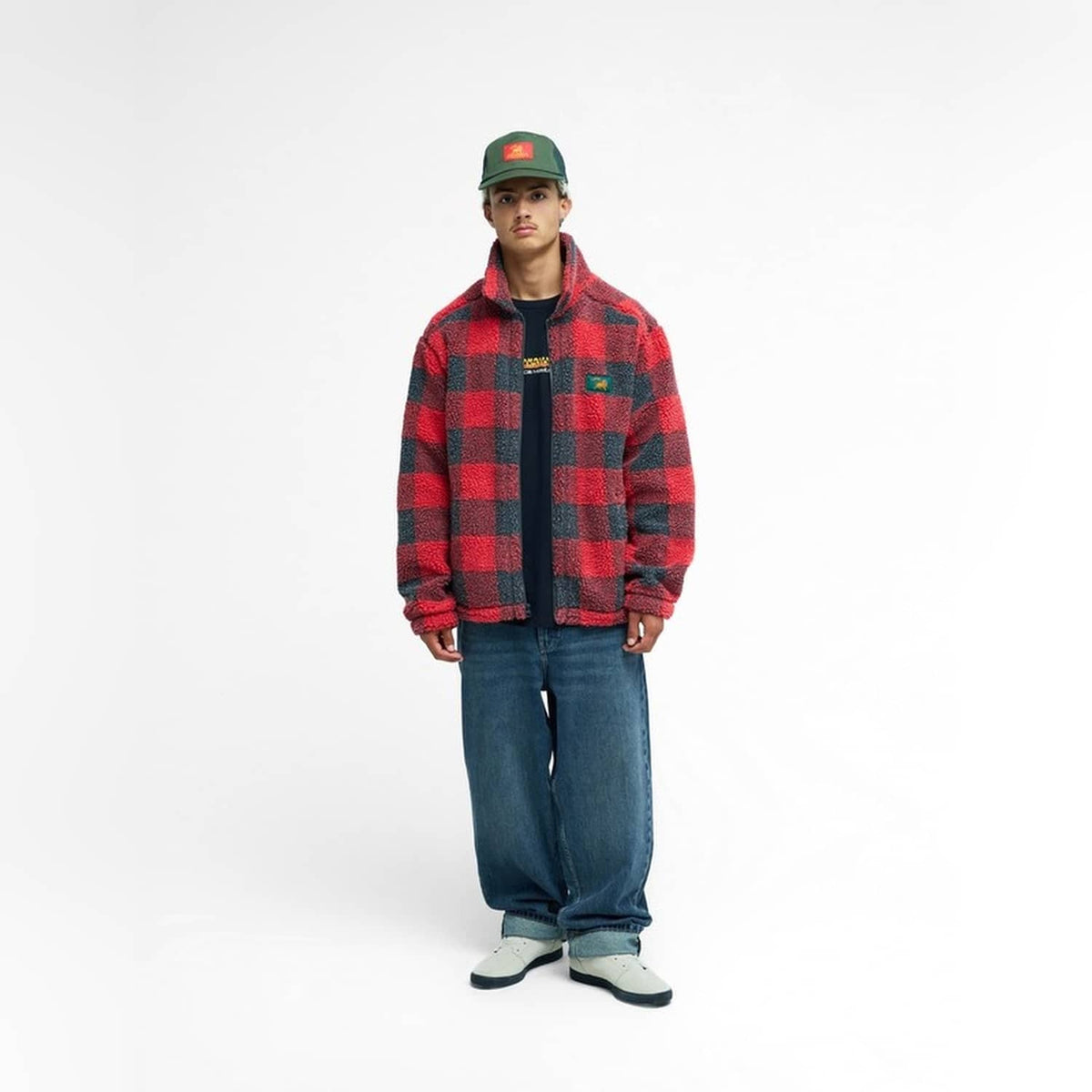 Quiksilver Bob Marley Buffalo Sherpa Jacket Salsa  - EQYPF03100-RZM1