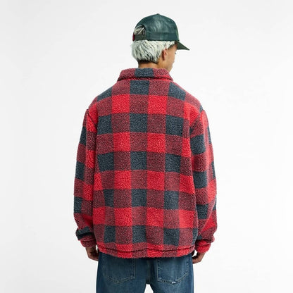Quiksilver Bob Marley Buffalo Sherpa Jacket Salsa  - EQYPF03100-RZM1